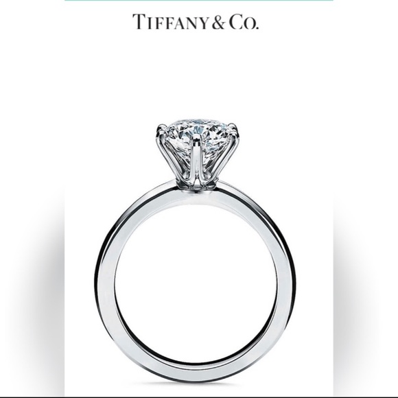Tiffany&Co 14k 2 Carat Lab Diamond Engagement Ring - Picture 1 of 16